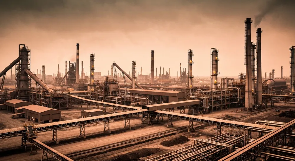 Industrierohstoffe im Gegensatz zu blockierten Zöllen.