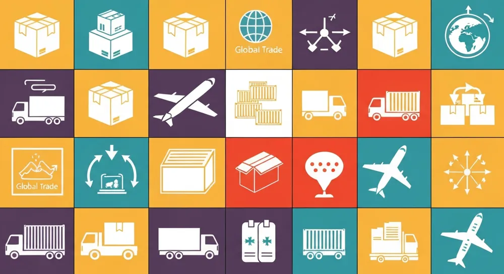 Engranajes entrelazados con diversos símbolos tecnológicos.