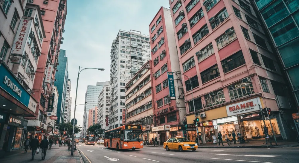 Intersection of finance and skyline evolution.