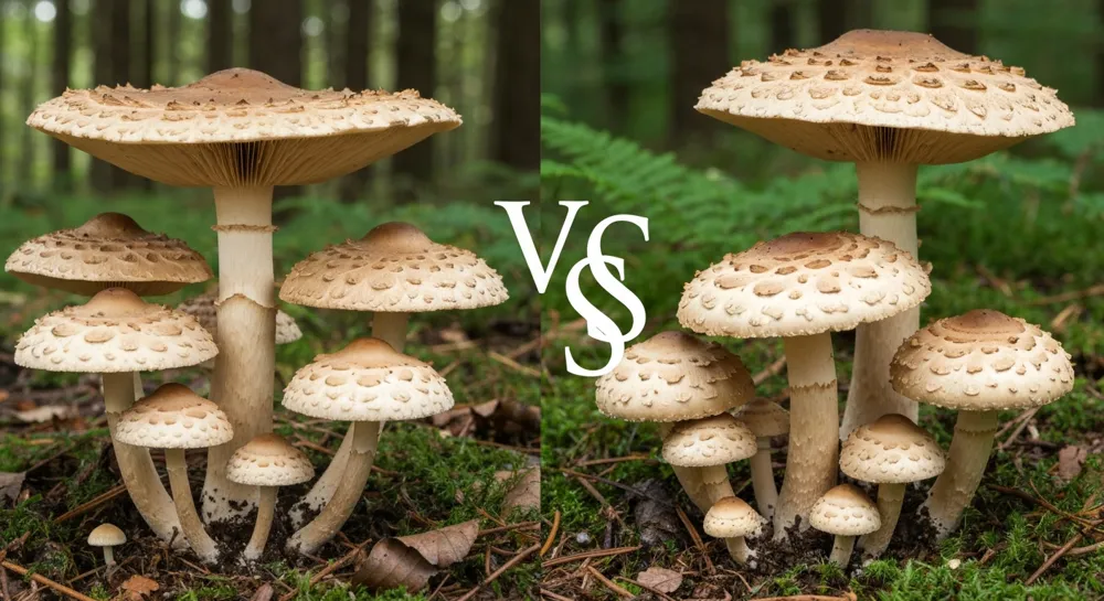 Verflochtene Flaggen Chinas und Russlands mit akademischen Instrumenten.