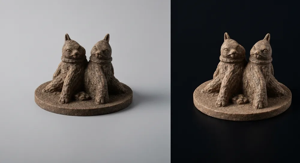 Üppige Golfplatzlandschaft mit eleganten Club-Elementen.