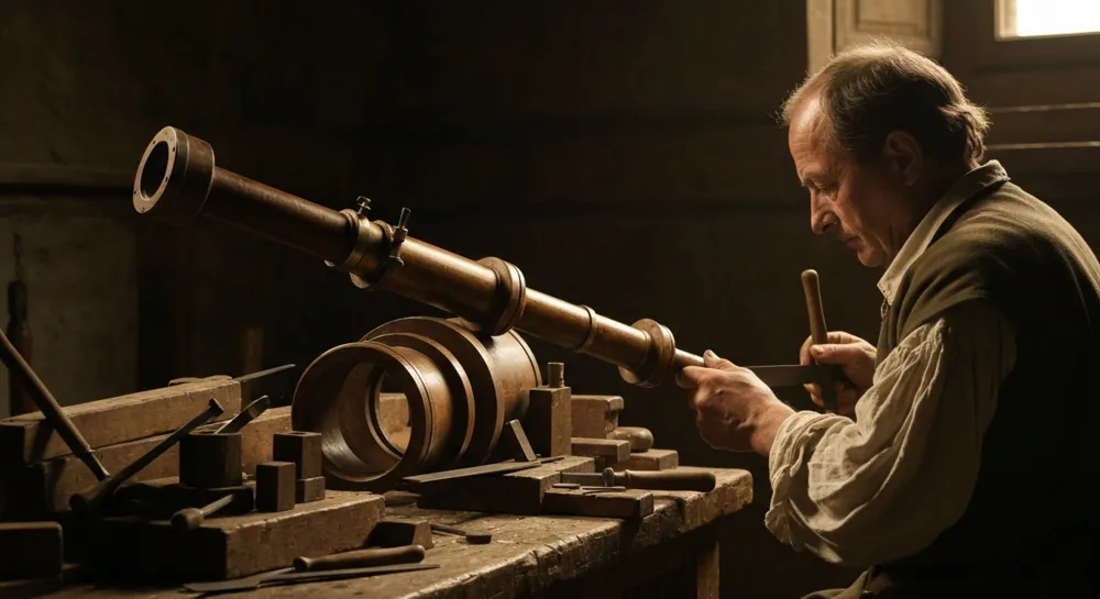 Magnifying glass over paper documents with graphs.