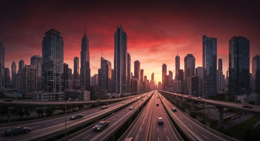 Geheimnisvolles digitales Labyrinth mit versteckten Pfaden.