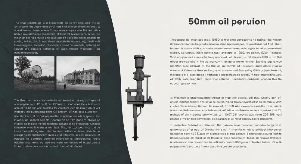 Silueta de una plataforma petrolífera con patrones de olas fluctuantes.