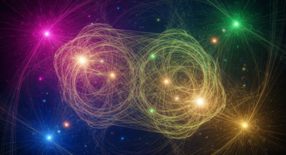 Circuitos cuánticos que se entrelazan con redes neuronales.