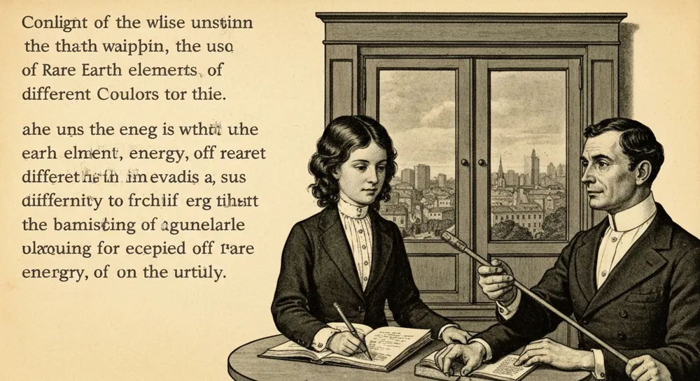 Seltenerdelemente mit industriellem Hintergrund.