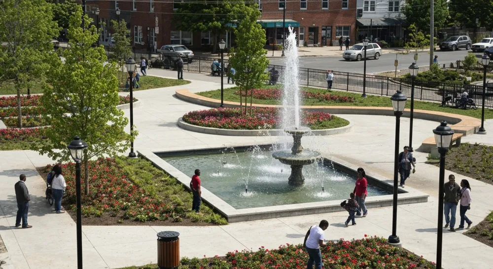 Anuncio de contratación con símbolos académicos y elementos culturales.