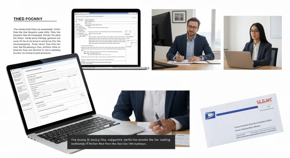Rückerstattungsschecks mit Symbolen für wirtschaftliche Auswirkungen.