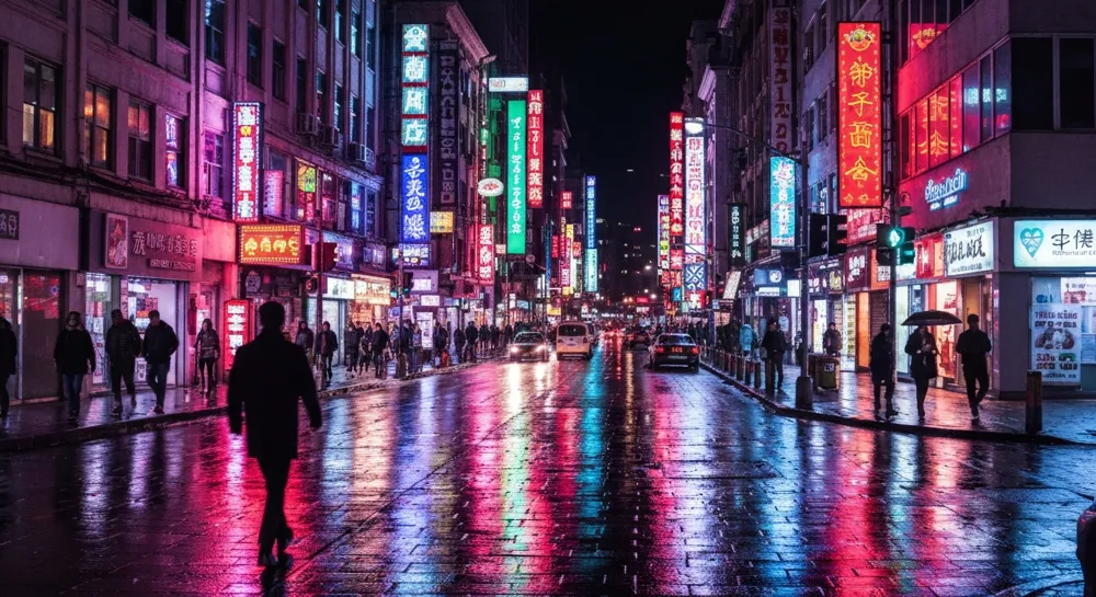 Surface de l'eau ondulante avec de subtiles vagues rougeoyantes.