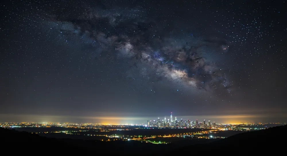 Ракетная стартовая площадка на фоне заката и тренировочное снаряжение.