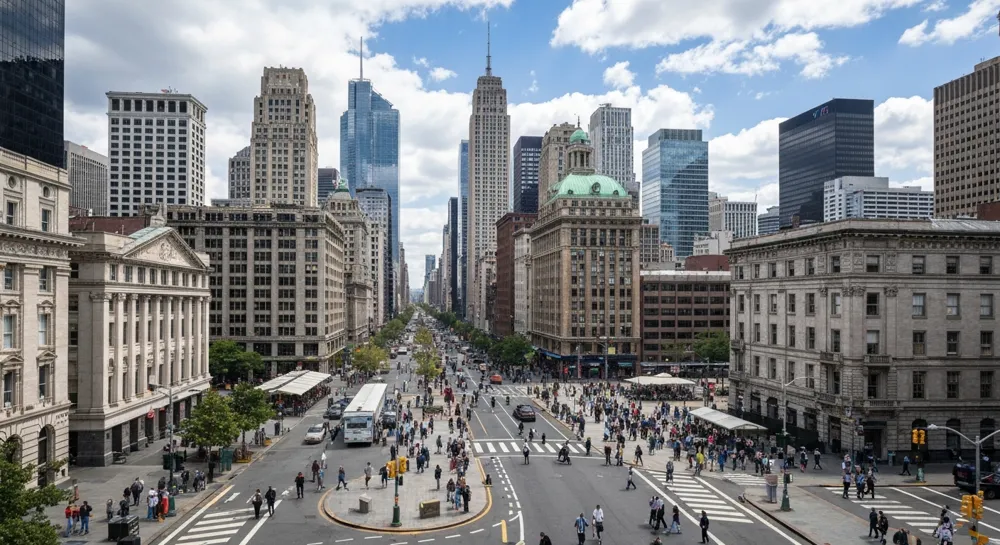 Ondas sísmicas que se irradian desde una línea de falla.