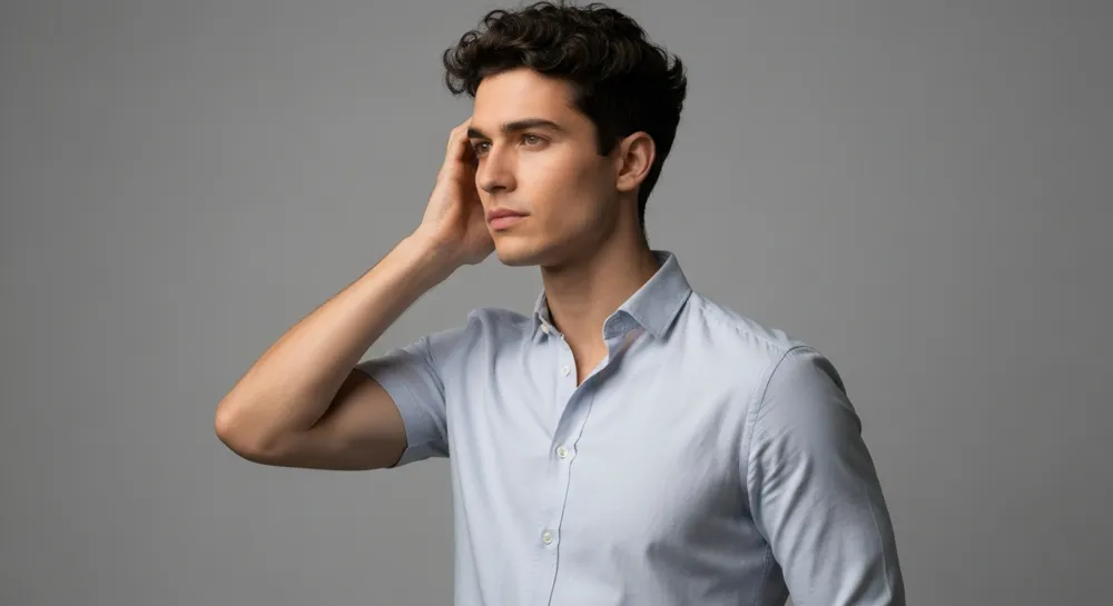 Schild- und Zielsymbole vor polizeilichem Bandhintergrund.