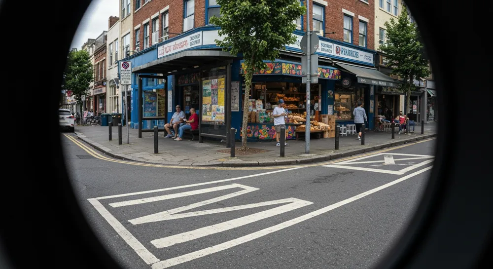 Стрелка фондового рынка с восходящим трендовым фоном.