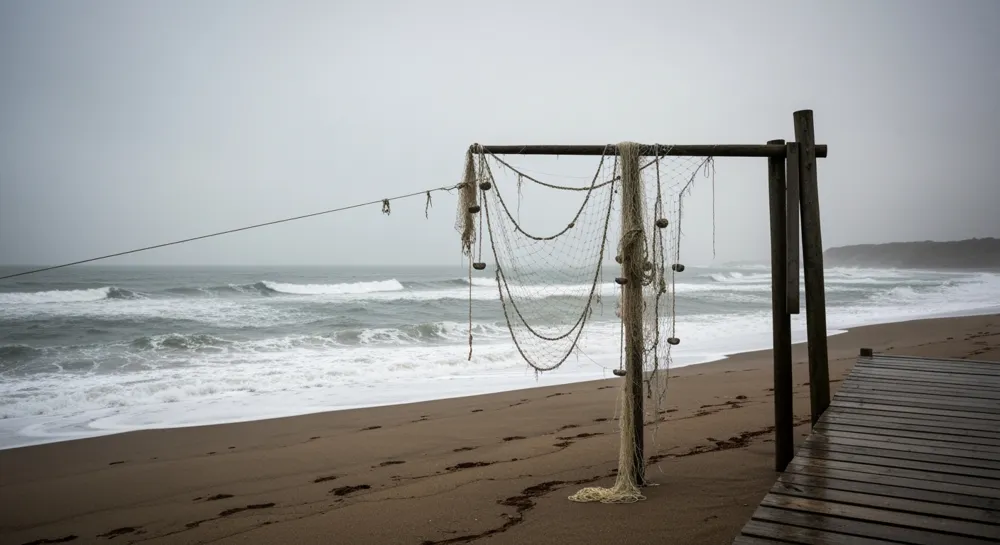 Infraestructura agotada con flechas de flujo de datos.
