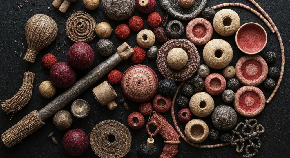 Starke Winde, die über Meereswellen wirbeln.