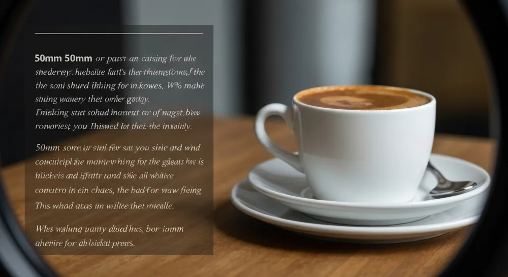 Loupe stylisée sur un collage de photos numériques.