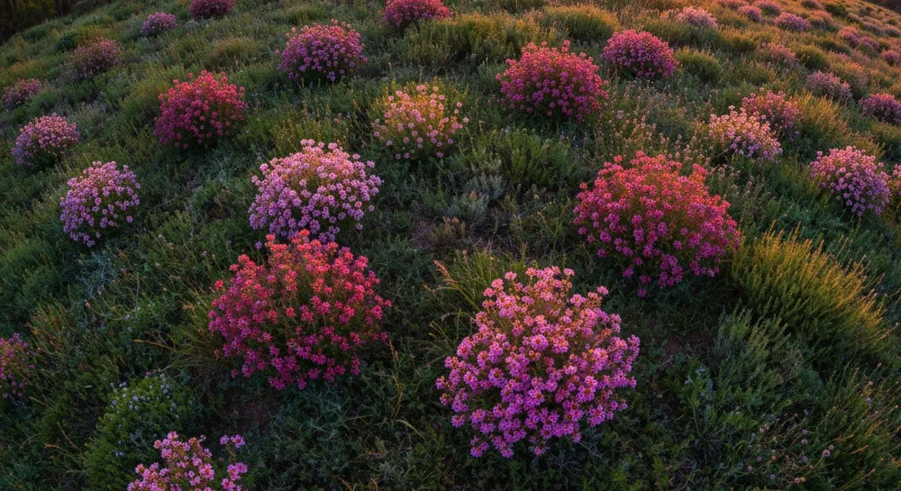 Resplandor solar con patrones solares radiantes y silueta de telescopio.