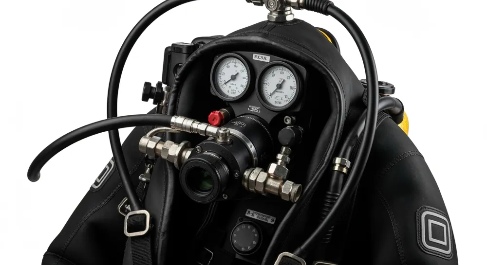 Две подводные лодки, плавающие в ледяных арктических водах.