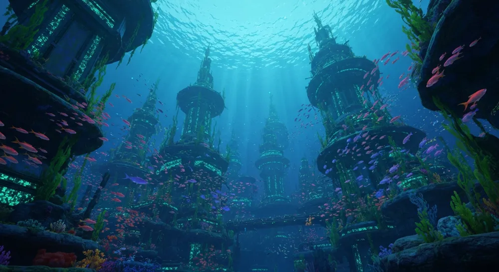 Волны нефти и символы колеблющейся энергии.