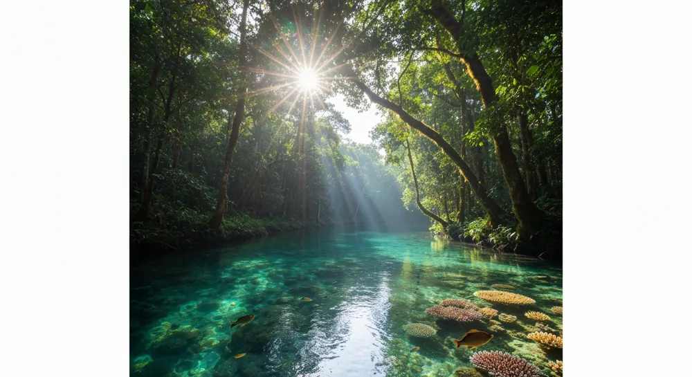 A winding road through shifting landscapes.