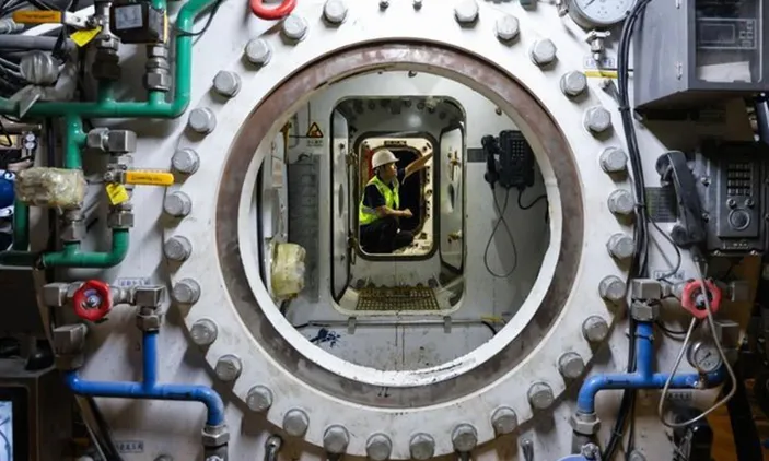 Tunnelbohrmaschine zeigt Fortschritte der chinesischen Industrie