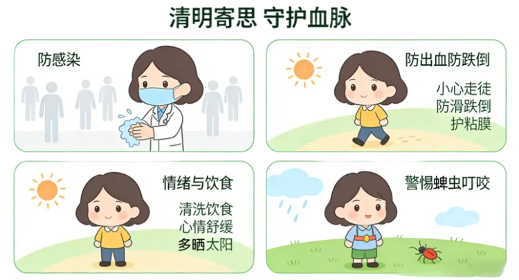 Cómo celebrar el Qingming de forma segura para pacientes con enfermedades hematológicas: 6 consejos clave