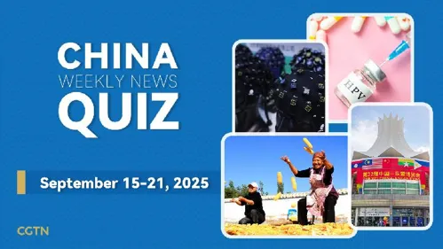 Quiz Semanal de Noticias de China del 15 al 21 de septiembre 2025