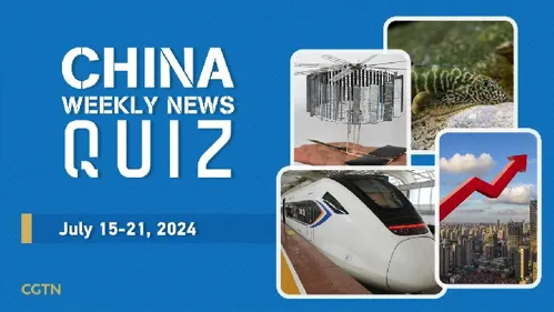 Quiz Semanal de Noticias de China del 15 al 21 de julio de 2024