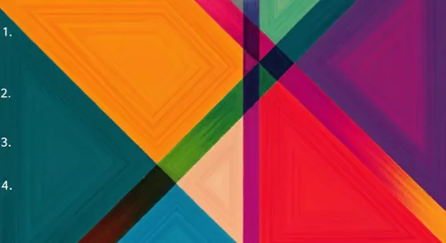 An abstract representation of cultural exchange through vibrant colors and intersecting shapes, symbolizing the fusion of diverse traditions and creativity.