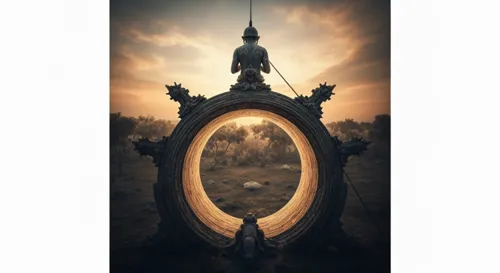 "Abstract representation of trace elements in serum."