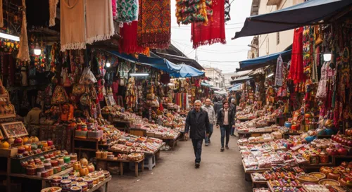 Verschiedene kulturelle Symbole stehen für globale Bildung.